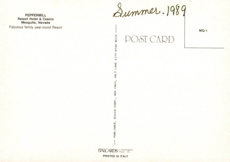 Peppermill Resort Hotel and Casino,Mesquite,NV