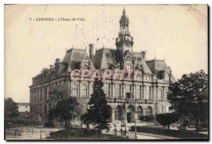 Old Postcard Limoges L & # 39Hotel City