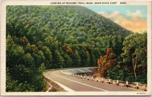 Looking up Mohawk Trail, near state camp, Massachusetts