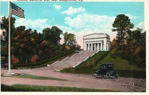 Vintage Postcard 1920's Lincoln Memorial Hall near Hodgenville Kentucky K.Y.