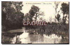 Old Postcard Foret De Fontainebleau Mare Aux Fees