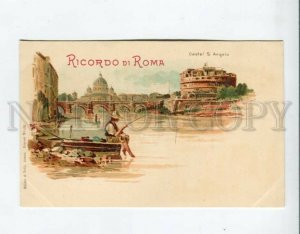 3160861 REMEMBER Ricordo di ROMA Rome FISHING Fisherman Vintage