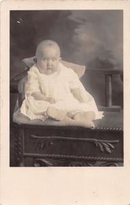 BABIES~CHILDREN LOT OF 4 REAL PHOTO POSTCARDS 1910s ONE IDENTIFIED LUCELLA FRANK