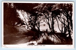 TUCK RPPC Kewstoke Woods Sand Bay SOMERSET UK Postcard