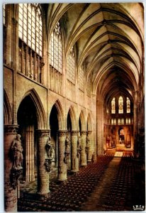 Postcard - Chief Aisle and Choir, St. Michael Cathedral - Brussels, Belgium