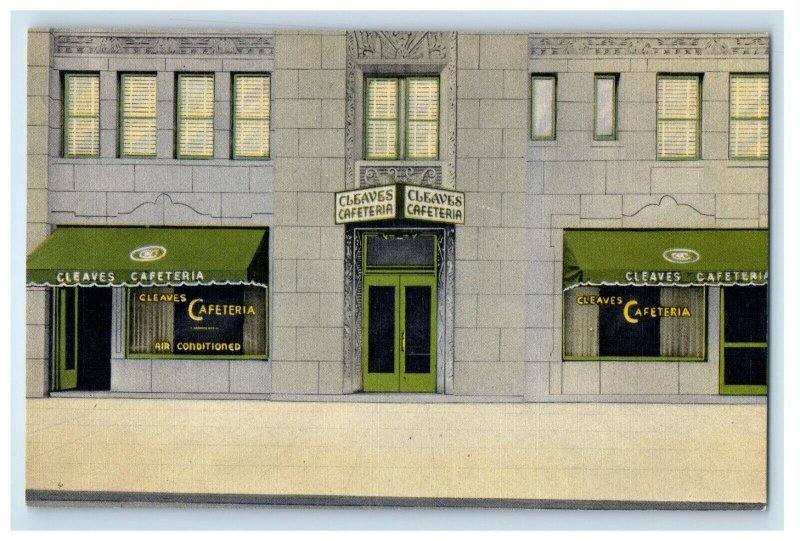 Cleaves Cafeteria One Block From The White House Washington D.C Postcard