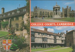 Cambridgeshire Postcard - Cambridge - Corpus Christi Trinity Queens'  RRR1392