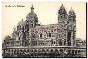 Old Postcard Marseille La Cathedrale