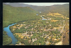 Gorham, New Hampshire/NH Postcard, Spectacular Aerial View, Androscoggin River