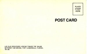 FL - Fort Lauderdale. Los Olas Boulevard Looking Inland