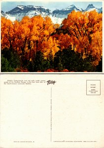 Golden Cottonwoods and Red Oaks, Colorado (23003