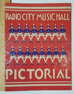 Radio City Music Hall 1940's Rockettes Pictorial Brochure Booklet