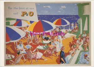 Advertising Postcard - P & O Cruising, Holidays, Travel Art, Sailing   RR20690