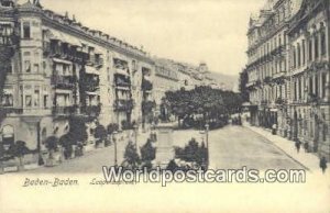 Leopoldsplatz Baden Baden Germany Unused 