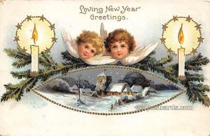 New Year, Ellen H Clapsaddle 1908 