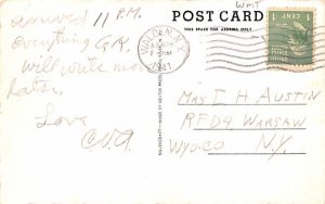 West Main & Park Streets Hancock, New York Postcard