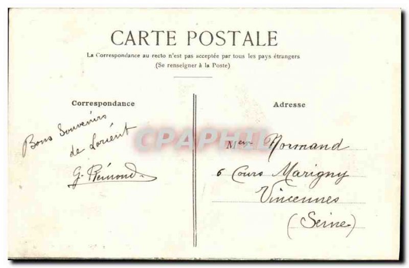 Old Postcard Boat War Admiral Trehouart guard dimensions