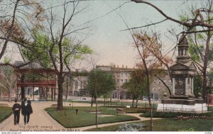 ST. JOHN, N.B., Canada, 00-10s; King Square showing Band Stand & Young Monument