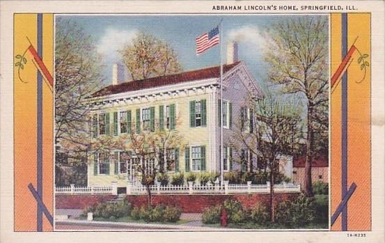 Abrahm Lincoln's Home Springfield Illinois