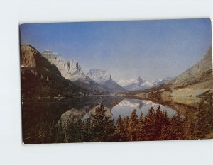 Postcard Glacier National Park Of Montana USA