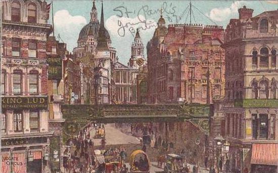England London Ludgate Circus 1907