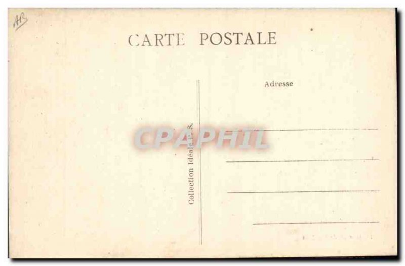 Postcard Old domino Players