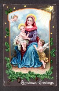 U S 1909 Christmas Picture Postcard!