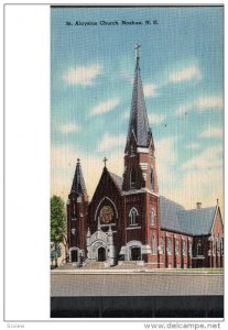 NASHUA, New Hampshire, 1930-1940's; St. Aloysius Church