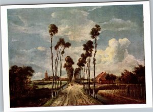 Postcard Art Hobbema - The Avenue, Middelharnis