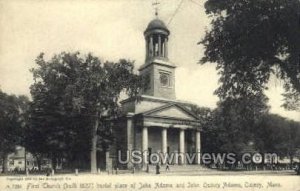 First Church - Quincy, Massachusetts MA  