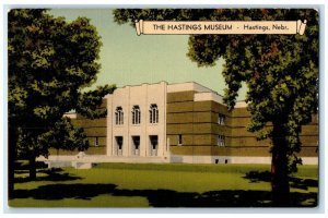 1940 Hastings Museum House Yesterday Hastings Nebraska Vintage Unposted Postcard