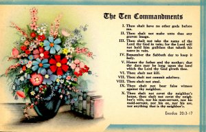 The Ten Commandments  (Exodus 20: 3-17)