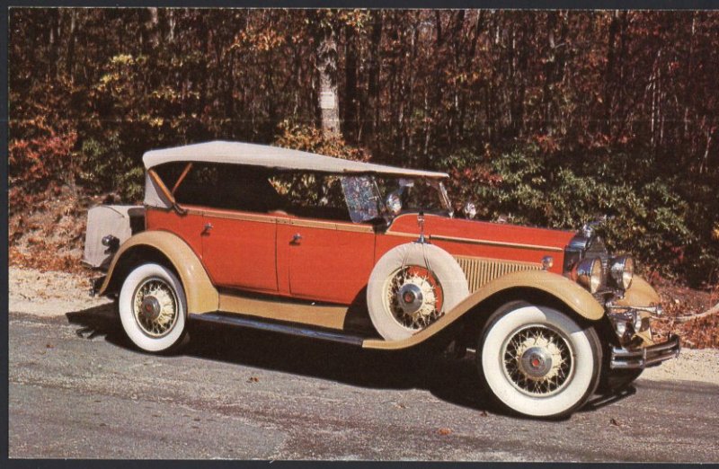 Classic Car Postcard 1931 PACKARD 833 Sport Phaeton