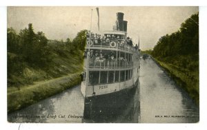 DE - Summit. C & O Canal, Steamer Penn in Deep Cut ca 1903  (crease)
