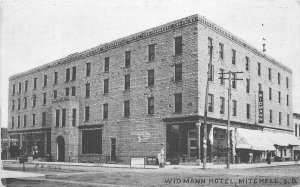 C-1910 Widmann Hotel Mitchell South Dakota Hill Postcard 11440