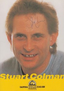 Stuart Colman Record Producer DJ Capital Radio 1 Vintage Hand Signed Card Photo