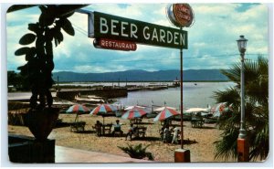 GUADALJARA,  Mexico ~ Roadside BEER GARDEN Lake Chapala c1960s  Postcard