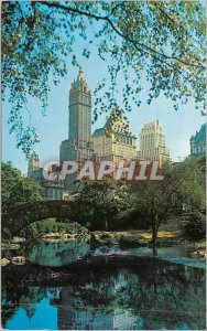Modern Postcard Central Park and Fifth Avenue New York City Hatels