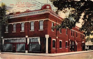 Wichita Kansas IOOF Hall Stock Yard Bank Vintage Postcard AA46187