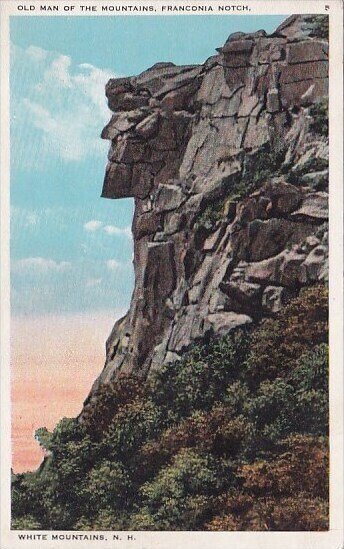 Old Man Of The Mountains Franconia Notch White Mountains New Hampshire