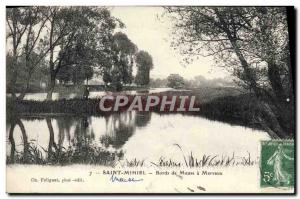 Old Postcard Saint Mihiel Bords De Meuse Marvaux