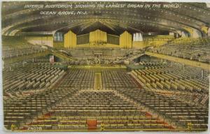 Interior Auditorium Ocean Grove NJ 1914