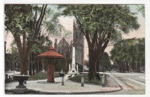 Soldier Monument Christ Church New Haven Connecticut 1915 postcard