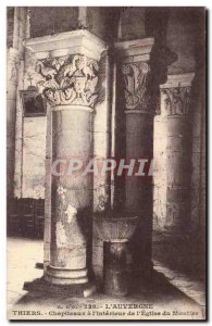 Old Postcard Auvergne Thiers was the Capitals & # & # 39interieur of 39eglise...