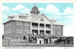 Lewisburg Pennsylvania Children's Orphanage Evengelical Home Postcard AA23523