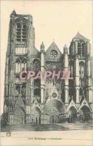 Old Postcard Bourges Cathedral