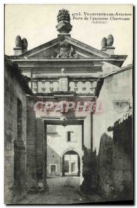 Old Postcard Villeneuve Avignon Gate The former Carthusian