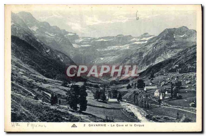 Old Postcard Gave Gavarnie and Cirque