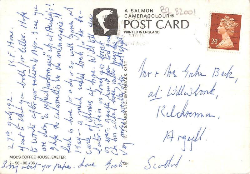 BR82001 exeter mol s coffee houses uk