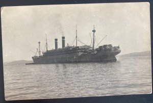 Mint USA Real Picture Postcard US Amerika ship At African Seas